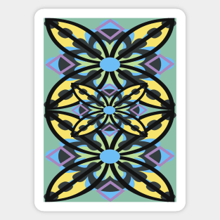 Electric Butterfly Sticker